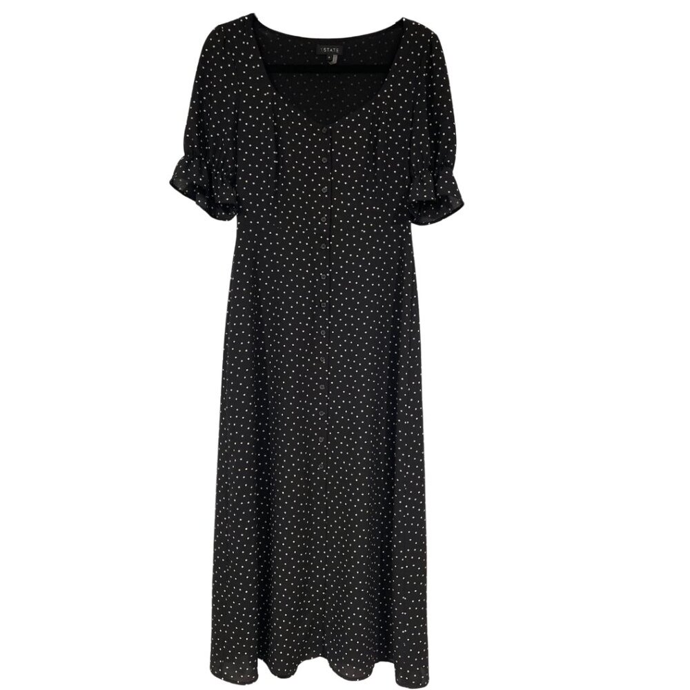 Women's 1 State Button Down Polka Dot Dress | Size 4 | Worn Once